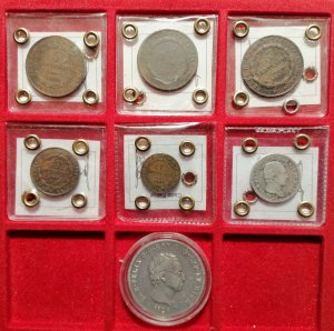 Carlo Felice, 7 monete: 5 Lire 1826 To - ... 