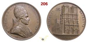 1804 - Visita di Pio VII a Parigi per ... 
