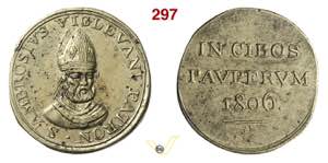 1806 - Tessera del Pane dei Poveri - ... 