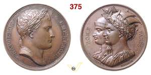 1809 - Unione di Roma alla Francia  Br. 849  ... 