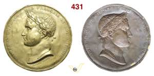 1810 - Napoleone Imperatore e Re (testa di ... 