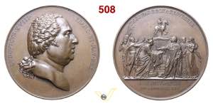 1814 - Primo rientro di Luigi XVIII a Parigi ... 