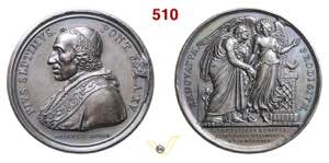 1814 - Ritorno Pio VII a Roma dalla Francia  ... 
