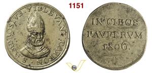 1806 - Tessera del Pane dei Poveri - ... 