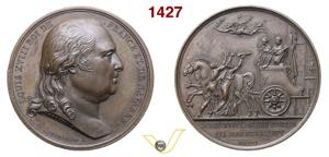 1814 - Primo rientro di Luigi XVIII a Parigi ... 