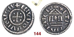 MILANO  LUDOVICO II  (855-875)  Obolo  s.d.  ... 