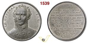 1825 - Morte del Generale Foy  Br. --- (Br. ... 
