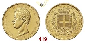 CARLO ALBERTO  (1831-1849)  100 Lire  1834  ... 