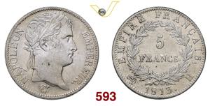 FRANCIA  NAPOLEONE I  (1804-1814)  5 Franchi ... 
