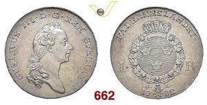 SVEZIA  GUSTAVO III  (1771-1792)  1 ... 
