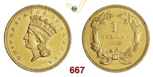 U.S.A.  1 Dollaro  1862  Philadelphia  Fb.  ... 