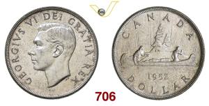 CANADA  GIORGIO VI  (1937-1952)  Dollaro  ... 