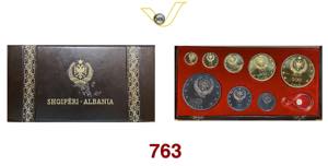 ALBANIA  Serie di 8 valori in astuccio (20, ... 
