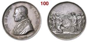 PIO IX  (1846-1878)  Medaglia A. XIII/1857   ... 