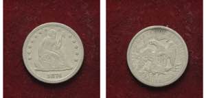U.S.A., 1/4 DOLLARO 1876