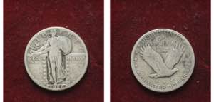 U.S.A., 1/4 DOLLARO 19280, KM 145 
