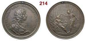 FRANCESCO REDI  (1626-1698)  Medaglia 1684  ... 