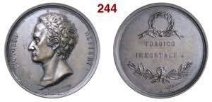 VITTORIO ALFIERI  Medaglia 1819  Opus Cossa  ... 