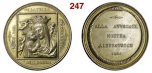 IMOLA - Madonna del Piratello  Medaglia 1848 ... 
