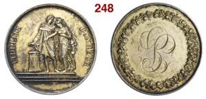 FRANCIA    Medaglia nuziale 1873  Opus Petit ... 