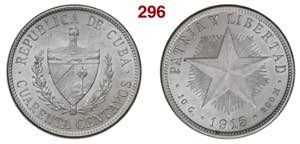 CUBA  REPUBLIC  10 Centavos 1915  ... 