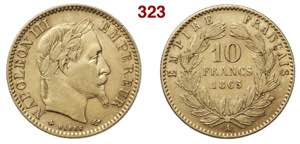 FRANCE  NAPOLEON III  (1852-1870)  10 Francs ... 