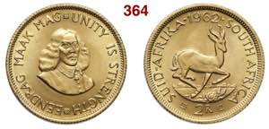 SUD AFRICA  REPUBLIC  2 Rand 1962  Pretoria  ... 