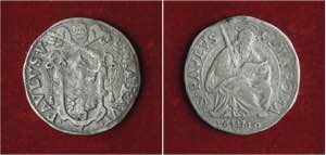ROMA - PAOLO V (1605 - 1621) TESTONE 1610 ... 