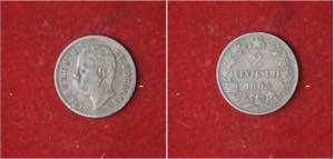 UMBERTO I, 2 CENT.1895 ROMA, Mont. 68a