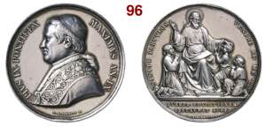 PIO IX  (1846-1878)  Medaglia A. IX   Bart. ... 