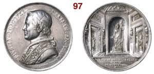 PIO IX  (1846-1878)  Medaglia A. VIII/1853   ... 