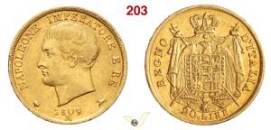 MILANO - NAPOLEONE I  (1805-1814)  20 Lire ... 