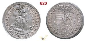AUSTRIA -  LEOPOLDO V  (1619-1632)  Tallero ... 