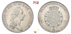 SVEZIA - GUSTAVO III  (1771-1792)  1 ... 