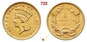 USA - 1 Dollaro 1856 indiano.   Fb. 94   ... 