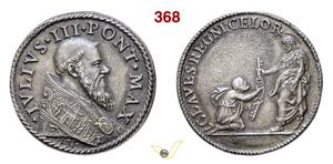 ROMA  GIULIO III  (1550-1555)  Medaglia A. V ... 