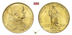 ROMA  PIO XI  (1922-1939)  100 Lire 1929 ... 