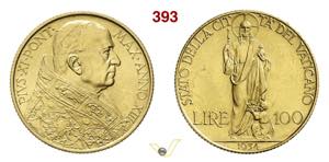 ROMA  PIO XI  (1922-1939)  100 Lire 1934 ... 
