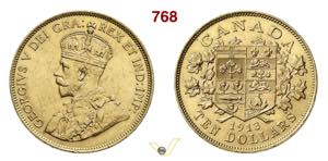 CANADA  GIORGIO V  (1910-1936)  10 Dollari ... 