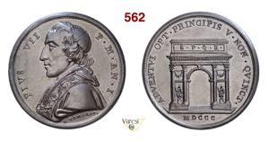 PIO VII  (1799-1823)  A. I, 1800  Ae  mm 41  ... 