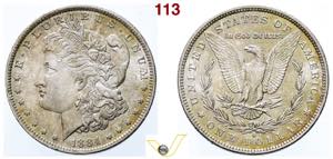 US dollaro 1884 O New Orleans, AG, con ... 