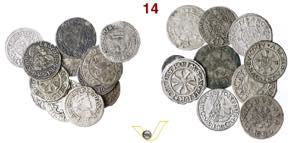 Sacro Romano Impero, lotto di 22 monete in ... 