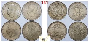 Regno di Svezia 4 monete in argento 2 corone ... 