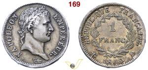 Impero Francese (1804-1814) 1 Franco 1808 D ... 