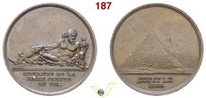 Medaglia Conquista del basso Egitto 1798, ... 