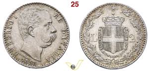 Regno dItalia Umberto I (1878-1900) 2 Lire ... 