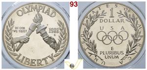 USA Dollaro 1988 Olimpiad. AG.  (Proof/Fs) ... 