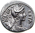 HOSIDIA - C. Hosidius C.f. Geta  (68 a.C.)  ... 