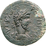 LUCIO VERO  (161-169)  Ae 28, Pontus, ... 