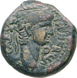 NERONE  (54-68)  Ae 24, Syria, Antiochia.  D ... 